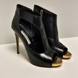 SOLD…LAST CALL! Francesco Sacco Italy Leather Open Booties 39/US8